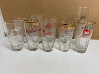 25 verschillende oude bierglazen - afbeelding 4 van  5