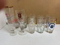 25 verschillende oude bierglazen - afbeelding 4 van  5
