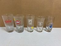 25 verschillende oude bierglazen - afbeelding 5 van  5