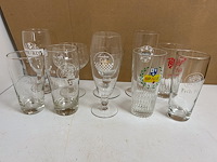 25 verschillende oude bierglazen - afbeelding 4 van  5
