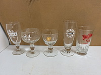 25 verschillende oude bierglazen - afbeelding 5 van  5