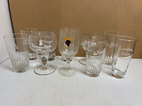 25 verschillende oude bierglazen - afbeelding 4 van  5