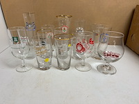 25 verschillende oude bierglazen - afbeelding 3 van  5