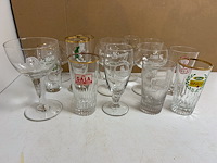 25 verschillende oude bierglazen - afbeelding 3 van  5