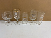 25 verschillende oude bierglazen - afbeelding 5 van  5