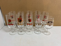 25 verschillende oude bierglazen - afbeelding 4 van  5