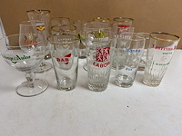25 verschillende oude bierglazen - afbeelding 3 van  5