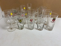 25 verschillende oude bierglazen - afbeelding 3 van  5