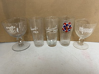 25 verschillende oude bierglazen - afbeelding 6 van  6