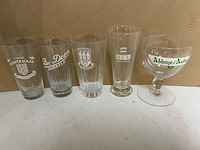 25 verschillende oude bierglazen - afbeelding 2 van  6