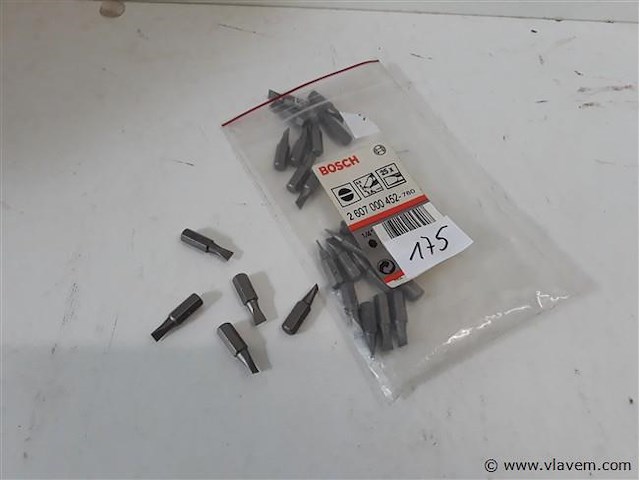 25 x bits plat 0,8x5,5 bosch - afbeelding 1 van  2