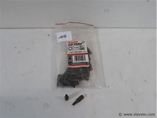 25 x bits torx 20 bosch - afbeelding 1 van  2