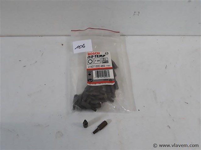 25 x bits torx 20 bosch - afbeelding 1 van  2