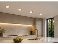 25 x downlight fitting – gu10 – goud – ø70mm – ip20 – kadife