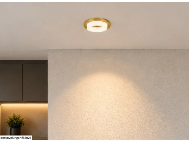25 x downlight fitting – gu10 – goud – ø70mm – ip20 – kadife - afbeelding 5 van  6