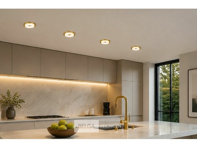 25 x downlight fitting – gu10 – goud – ø70mm – ip20 – kadife - afbeelding 1 van  6