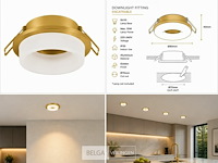 25 x downlight fitting – gu10 – goud – ø70mm – ip20 – kadife - afbeelding 6 van  6