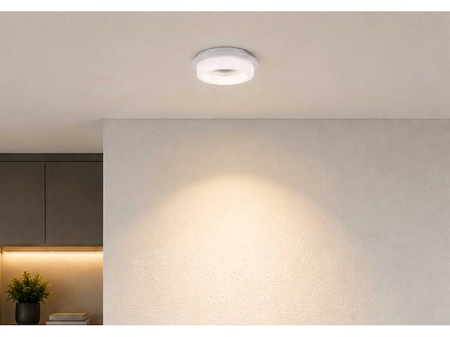 25 x downlight fitting – gu10 – wit – ø70mm – ip20 – kadife - afbeelding 3 van  5