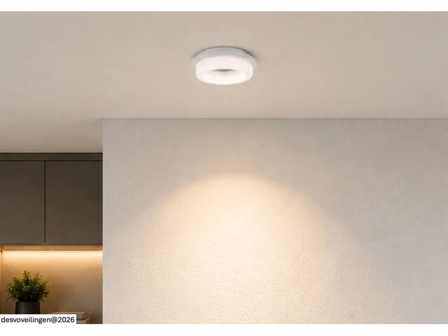 25 x downlight fitting – gu10 – wit – ø70mm – ip20 – kadife - afbeelding 4 van  6