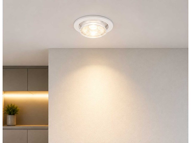 25 x downlight fitting – gu10 – wit – ø90mm – ip20 – mint-1 - afbeelding 1 van  3
