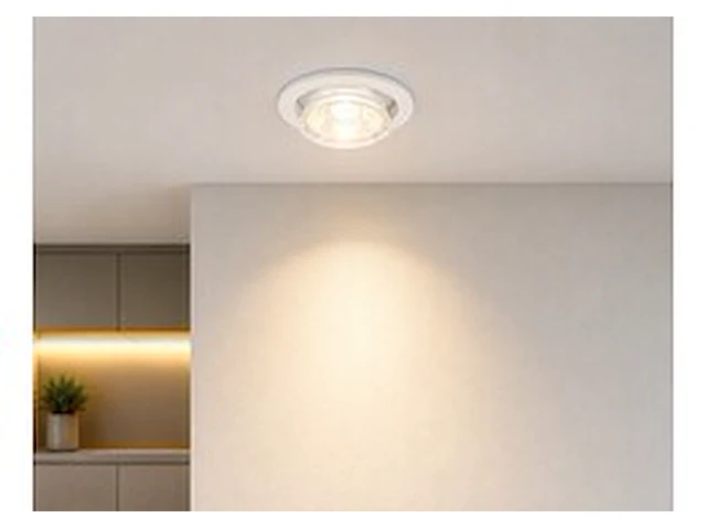 25 x downlight fitting – gu10 – wit – ø90mm – ip20 – mint-1 - afbeelding 1 van  5