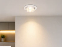 25 x downlight fitting – gu10 – wit – ø90mm – ip20 – mint-1 - afbeelding 2 van  5