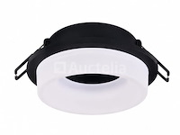 25 x downlight fitting – gu10 – zwart – ø70mm – ip20 – kadife - afbeelding 1 van  5