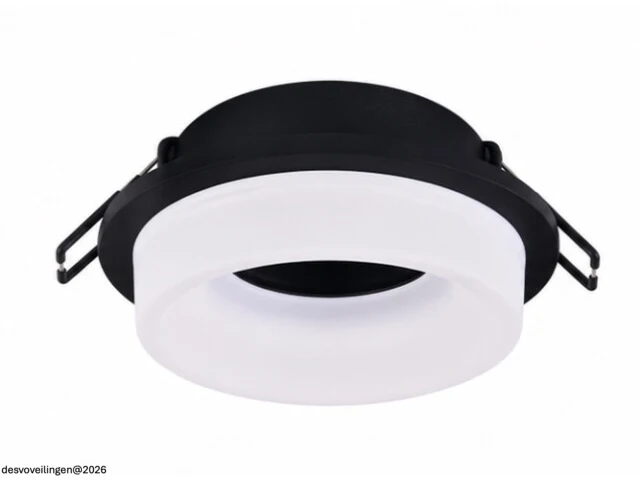 25 x downlight fitting – gu10 – zwart – ø70mm – ip20 – kadife - afbeelding 3 van  6