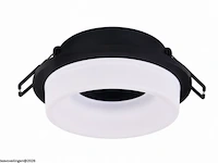 25 x downlight fitting – gu10 – zwart – ø70mm – ip20 – kadife - afbeelding 3 van  6