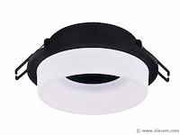 25 x downlight fitting – gu10 – zwart – ø70mm – ip20 – kadife - afbeelding 2 van  5