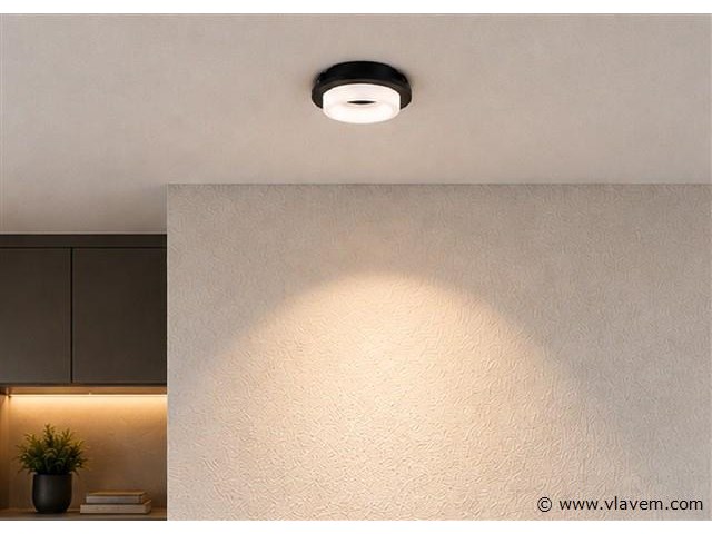 25 x downlight fitting – gu10 – zwart – ø70mm – ip20 – kadife - afbeelding 4 van  5