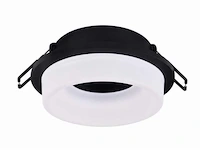 25 x downlight fitting – gu10 – zwart – ø70mm – ip20 – kadife - afbeelding 2 van  5