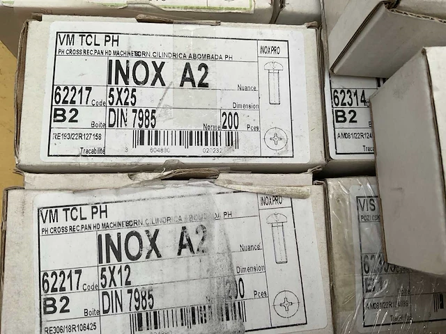 25 x dozen inox schroeven; bouten; rondellen - afbeelding 2 van  8