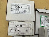 25 x dozen inox schroeven; bouten; rondellen - afbeelding 3 van  8