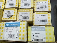 25 x dozen schroeven; nagels; plankdragers; moeren; schroefhaken - afbeelding 5 van  7