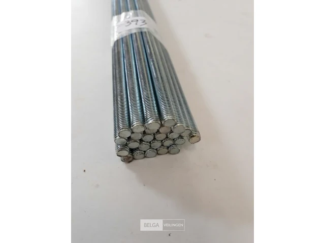 25 x draadstangen 1m verzinkt m 6 - afbeelding 2 van  3