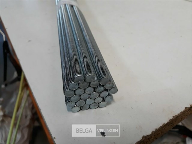 25 x draadstangen 1m verzinkt m 8 - afbeelding 3 van  3