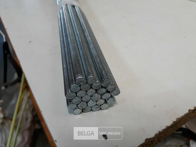 25 x draadstangen 1m verzinkt m 8 - afbeelding 3 van  3