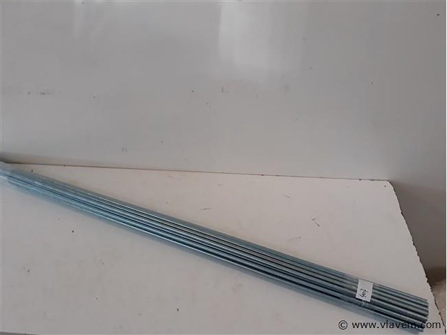 25 x draadstangen verzinkt 1 meter m 6 - afbeelding 1 van  2
