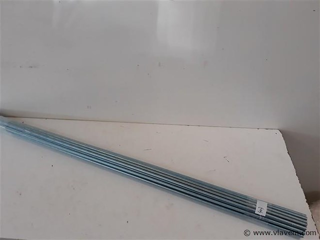 25 x draadstangen verzinkt 1 meter m 6 - afbeelding 1 van  2