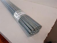 25 x draadstangen verzinkt 1 meter m 6 - afbeelding 2 van  2