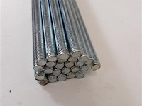 25 x draadstangen verzinkt 1 meter m 8 - afbeelding 1 van  2