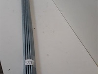 25 x draadstangen verzinkt 1 meter m 8 - afbeelding 2 van  2