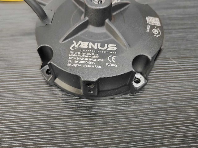 25 x highbay ufo 100w – design pro – instelbaar vermogen (60% / 80% / 100%) – 6500k koud wit - afbeelding 4 van  6