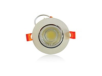 25 x inbouw led downlight – 7w – draaibaar – 6500k koud wit - afbeelding 2 van  6
