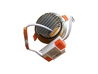 25 x led downlight – 7w – draaibaar – 6500k koud wit – zilver - afbeelding 2 van  4