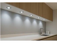 25 x led downlight – 7w – draaibaar – 6500k koud wit – zilver