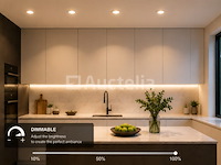 25 x led downlight – 7w – draaibaar – dimbaar – 3000k warm – zilver - afbeelding 2 van  5