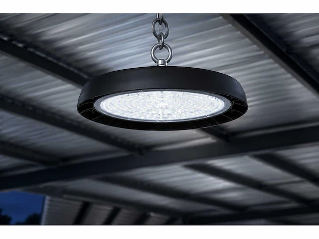 25 x led highbay ufo – 100w – 6400k koud wit – ip65 – agora-100 - afbeelding 1 van  5