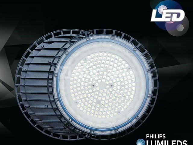 25 x led highbay ufo – 135w – 6500k koud wit – ip65 – agree-135 - afbeelding 1 van  5